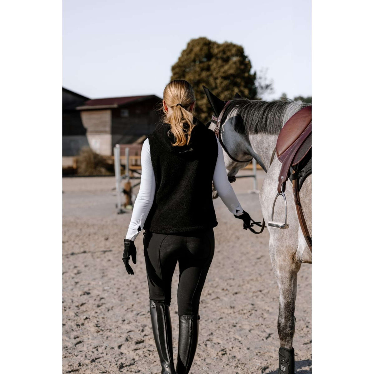 EQUITHÈME Chauffe-corps Chauffant Valery Noir