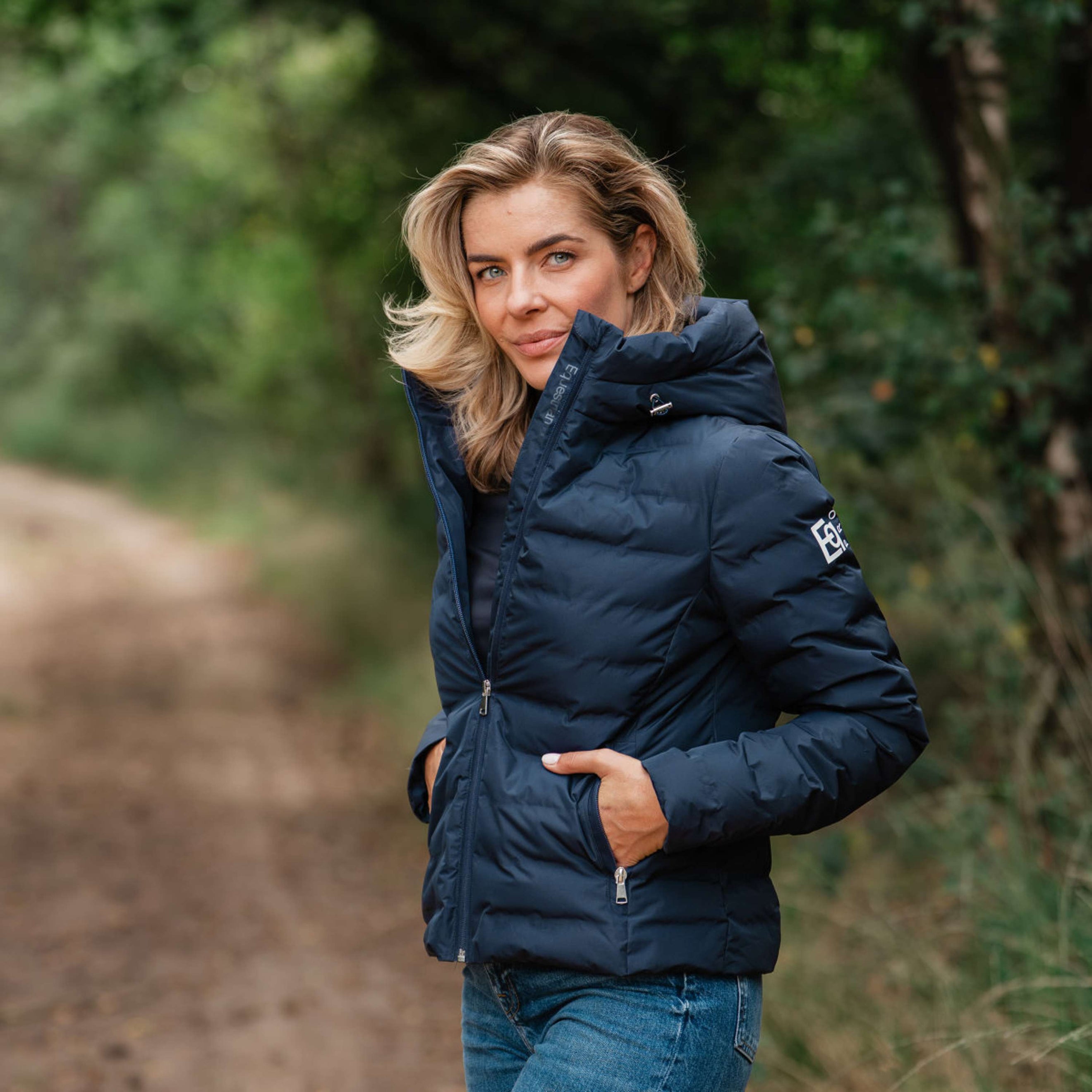 EQPRO Veste Violet Matelassé Navy Blue EQPRO Veste Violet Matelassé Navy Blue