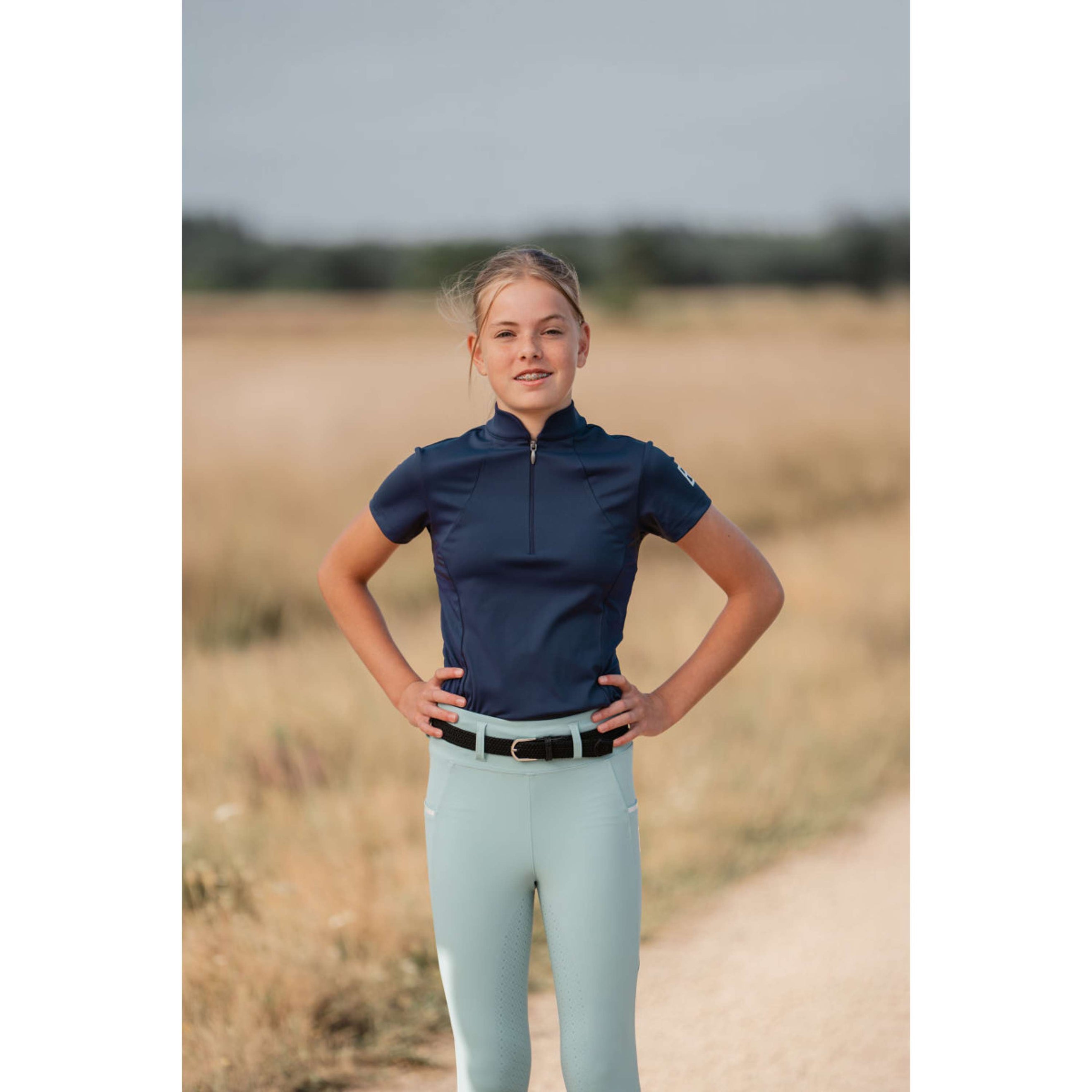 EQPRO T-shirt Randonnée Madeline Navy Blue EQPRO T-shirt Randonnée Madeline Navy Blue