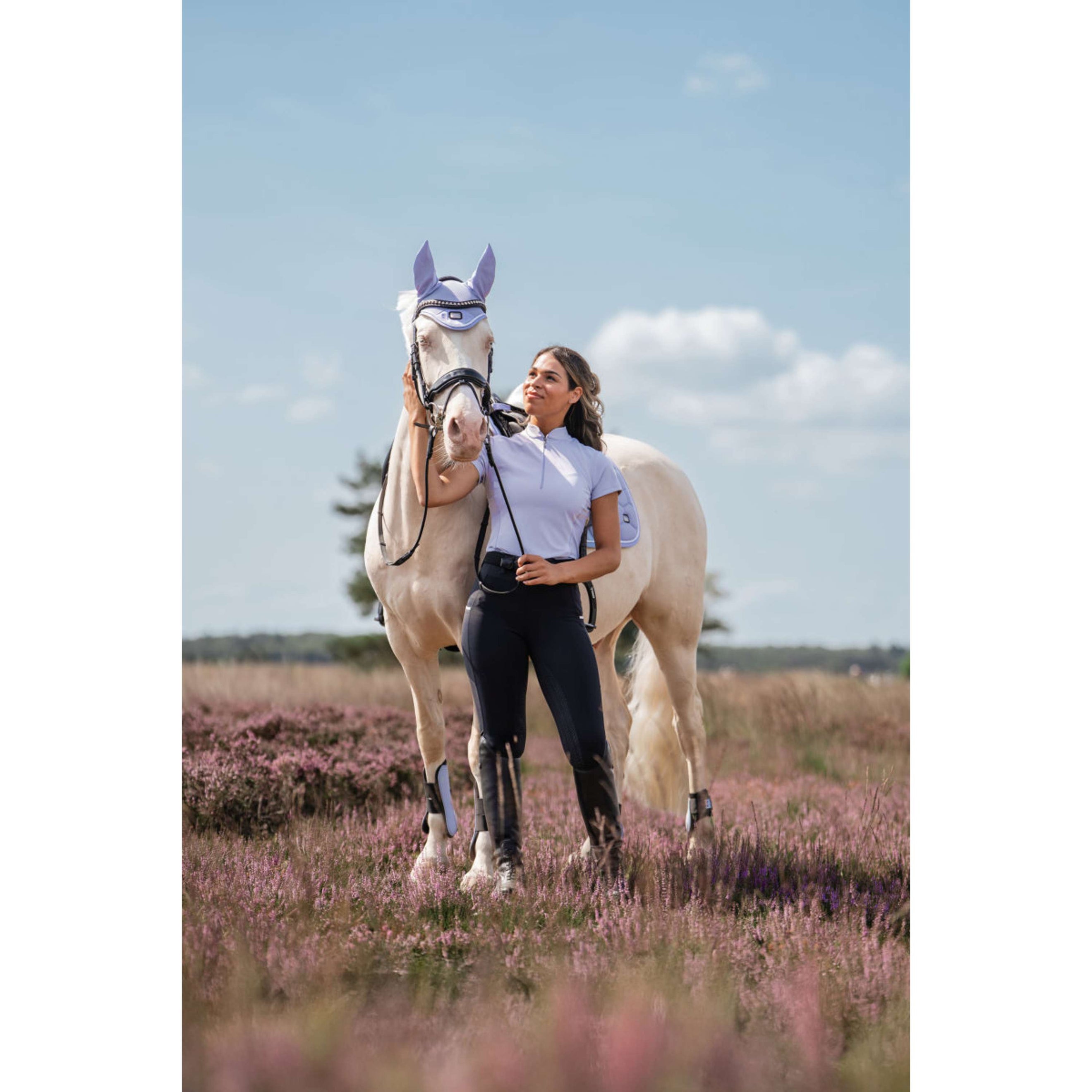 EQPRO Bonnet Anti-Mouches Precious Lilac Coral