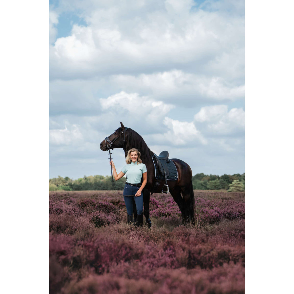 EQPRO T-shirt Randonnée Madeline Blue Reef