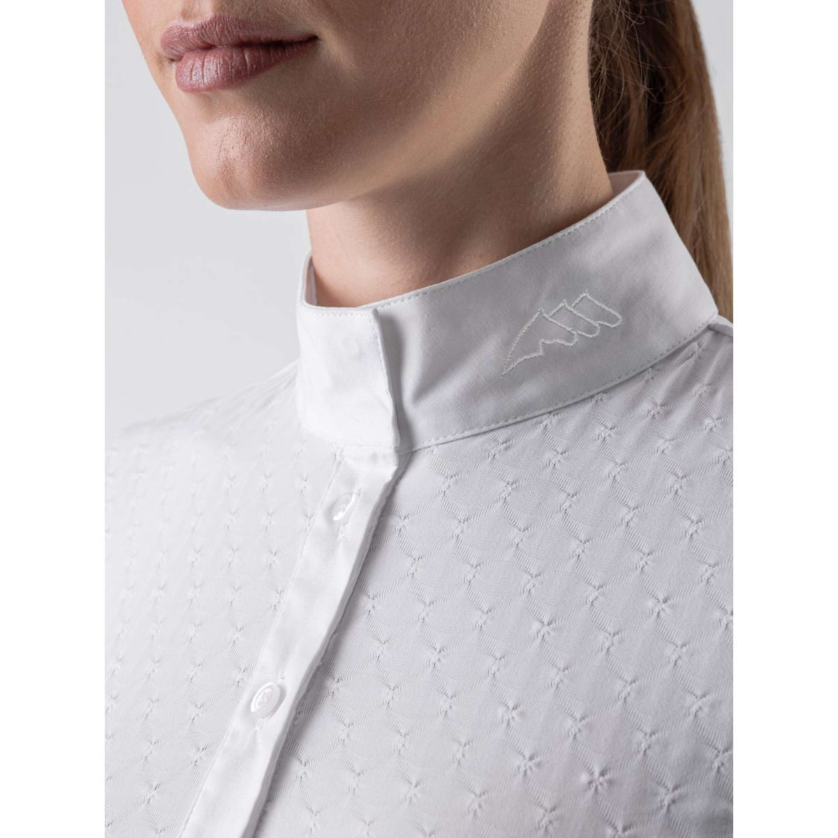 Equiline T-shirt de Concours Camberk Blanc