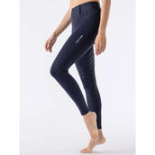 Equiline Legging d'Équitation Carbef Full Grip Marine