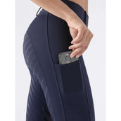 Equiline Legging d'Équitation Carbef Full Grip Marine