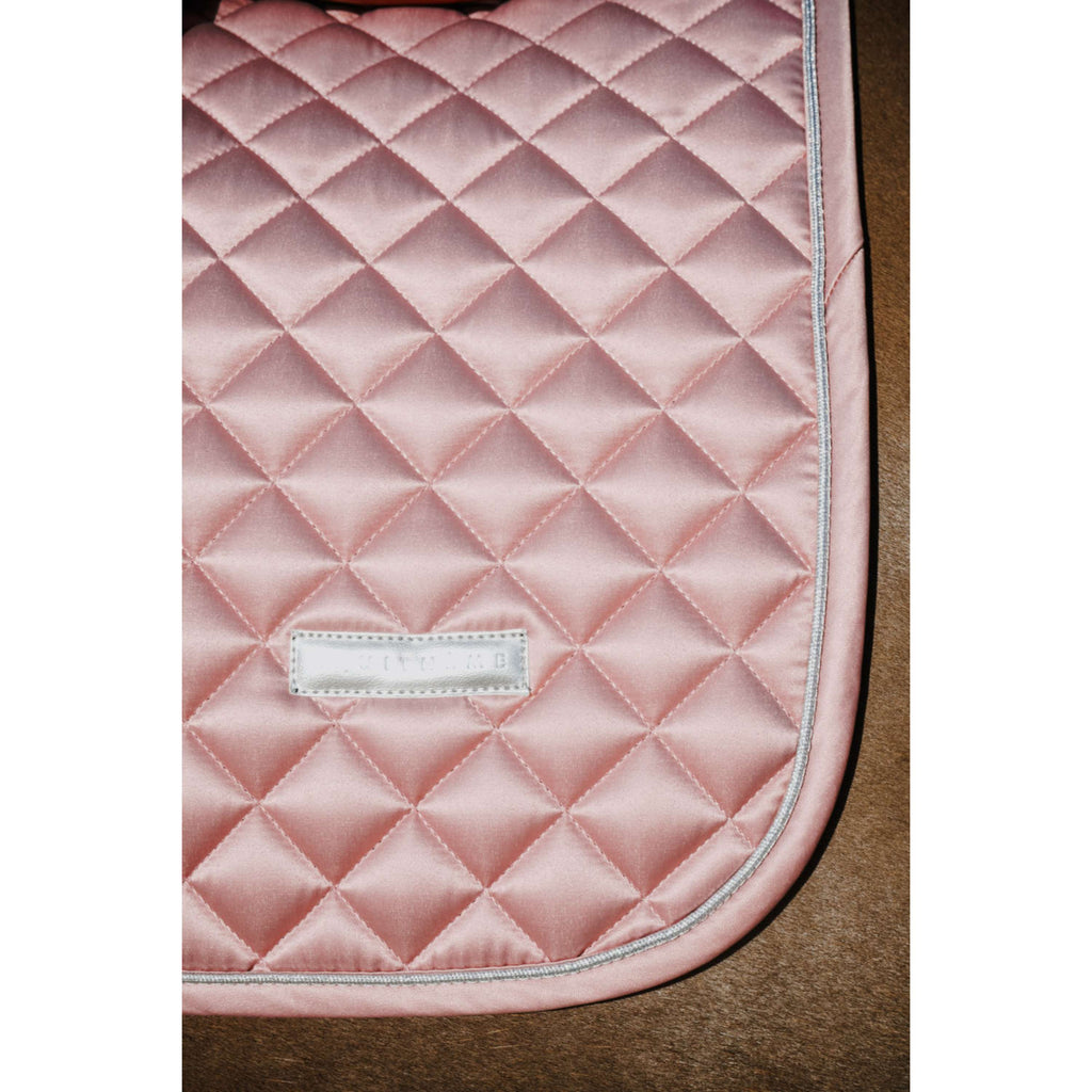 EQUITHÈME Tapis de Selle Nacre de Saut Rose