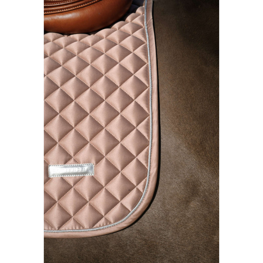 EQUITHÈME Tapis de Selle Nacre de Saut bronze