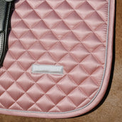 EQUITHÈME Tapis de Selle Nacre Dressage Rose
