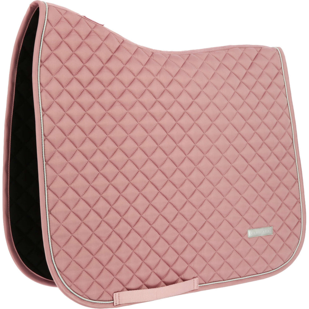 EQUITHÈME Tapis de Selle Nacre Dressage Rose