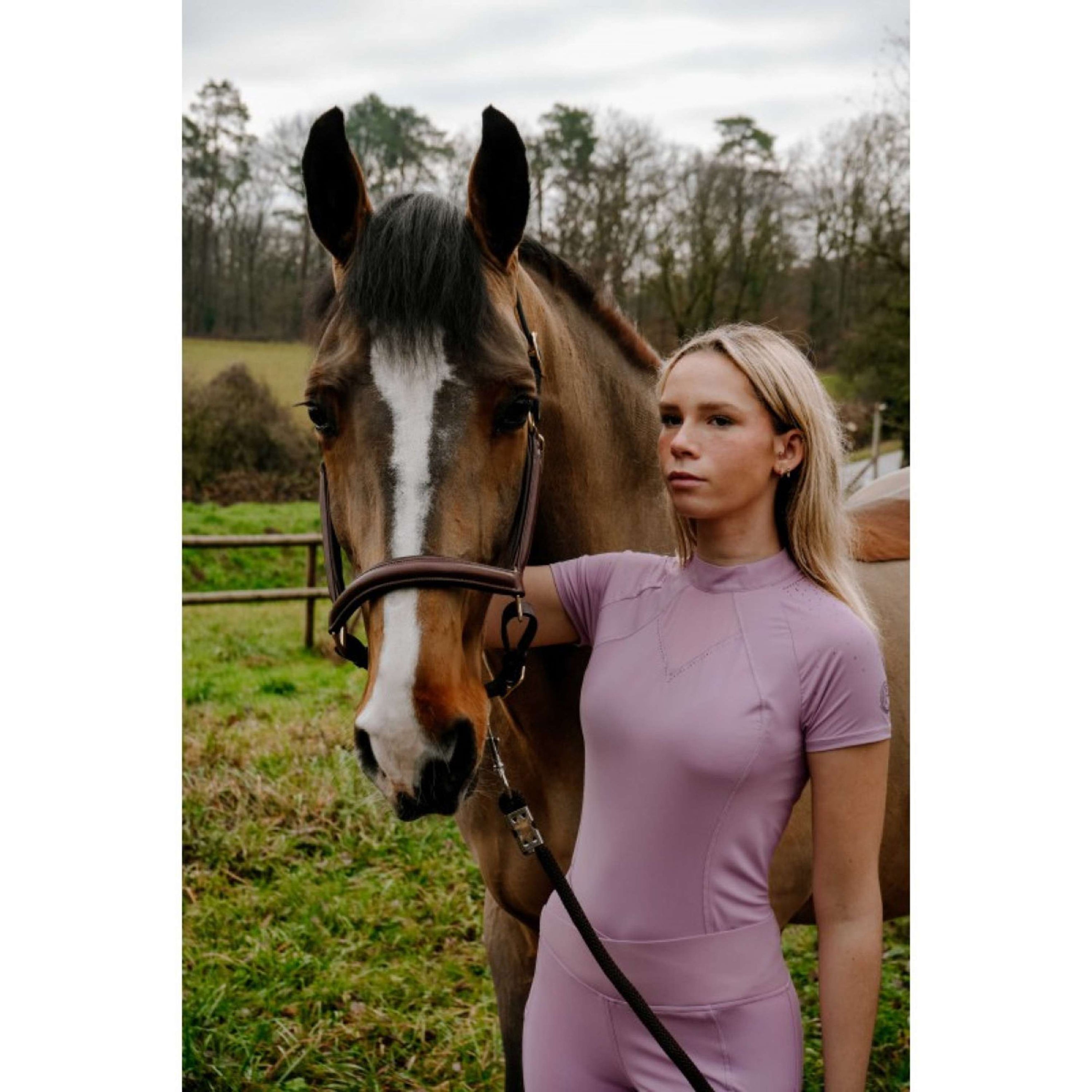 EQUITHÈME Polo Claudia Violet EQUITHÈME Polo Claudia Violet