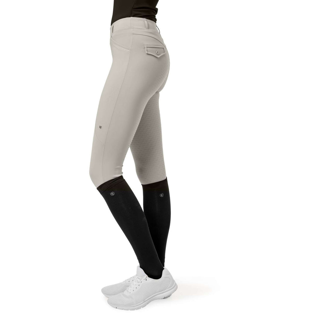 Equestrian Stockholm Legging d'Équitation Premium Full Grip Greige