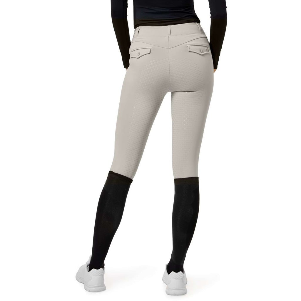 Equestrian Stockholm Legging d'Équitation Premium Full Grip Greige