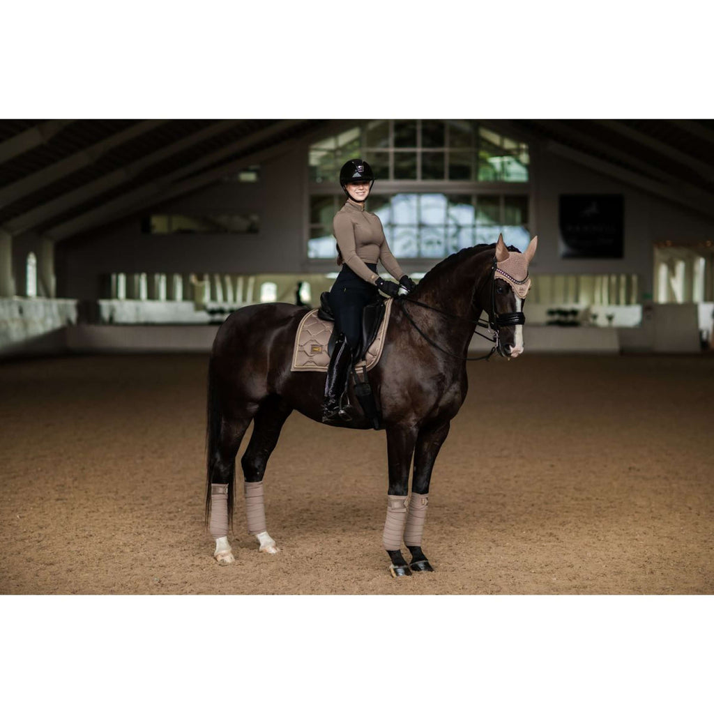 Equestrian Stockholm Tapis de Selle Dressage Champagne