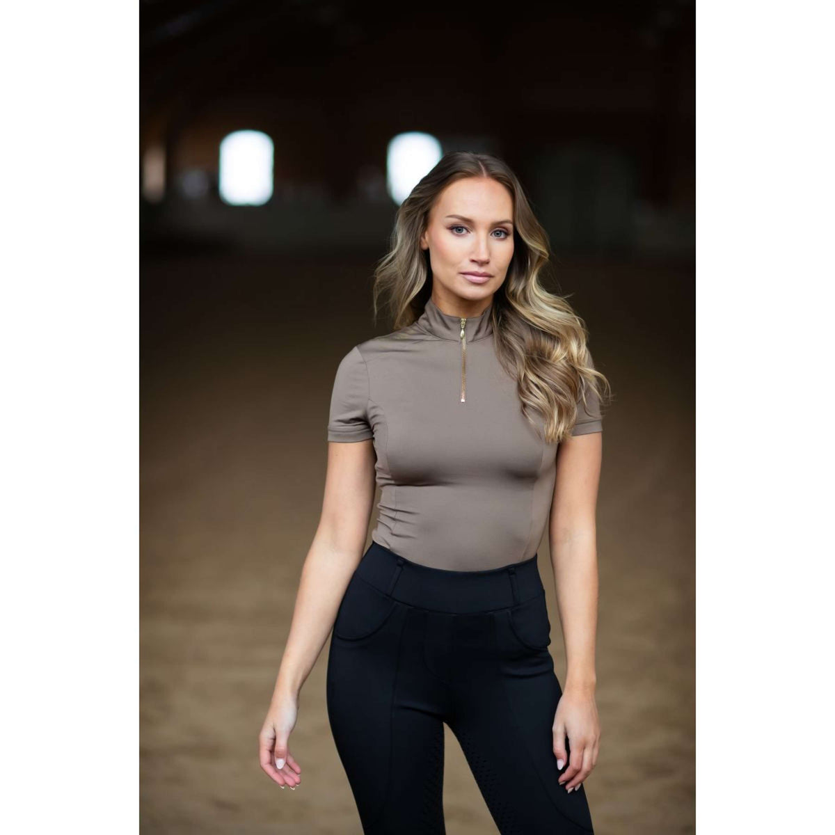 Equestrian Stockholm Chemise UV Protection Champagne