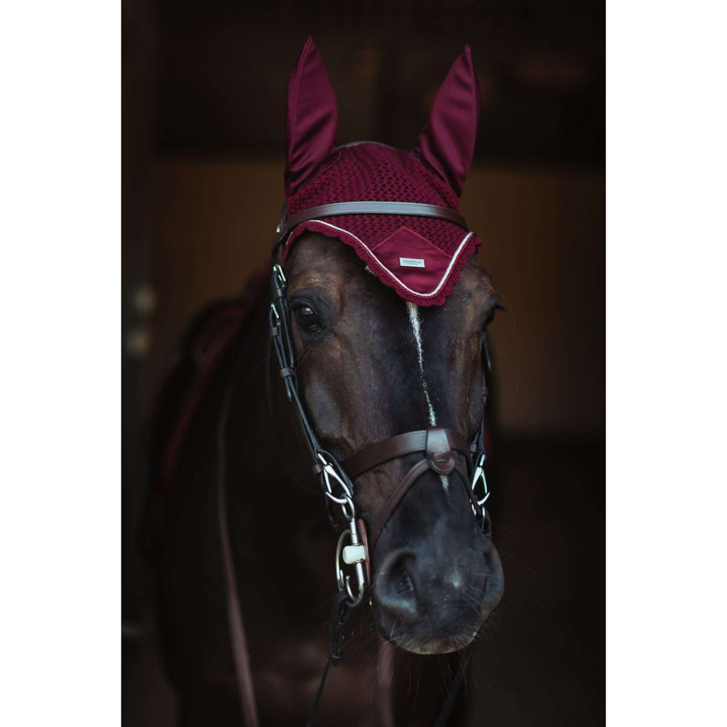 Equestrian Stockholm Bonnet Anti-Mouches Bordeaux