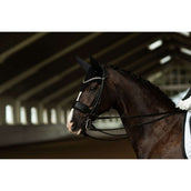 Equestrian Stockholm Bonnet Anti-Mouches Padded Clean Black