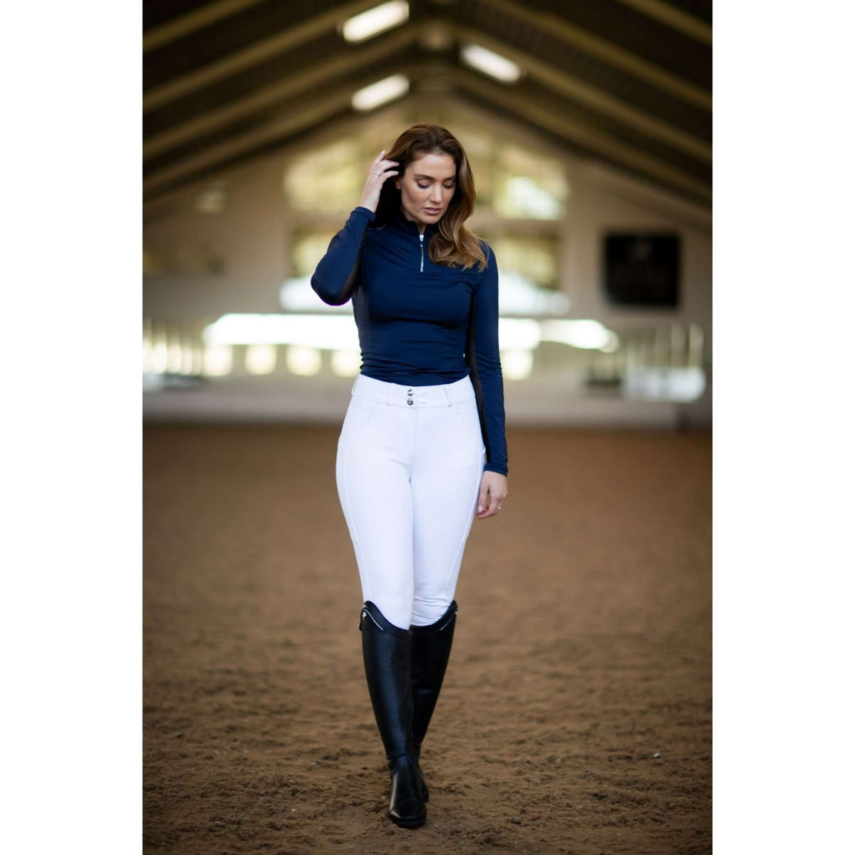 Equestrian Stockholm Pantalon d'Équitation Elite Jump Blanc