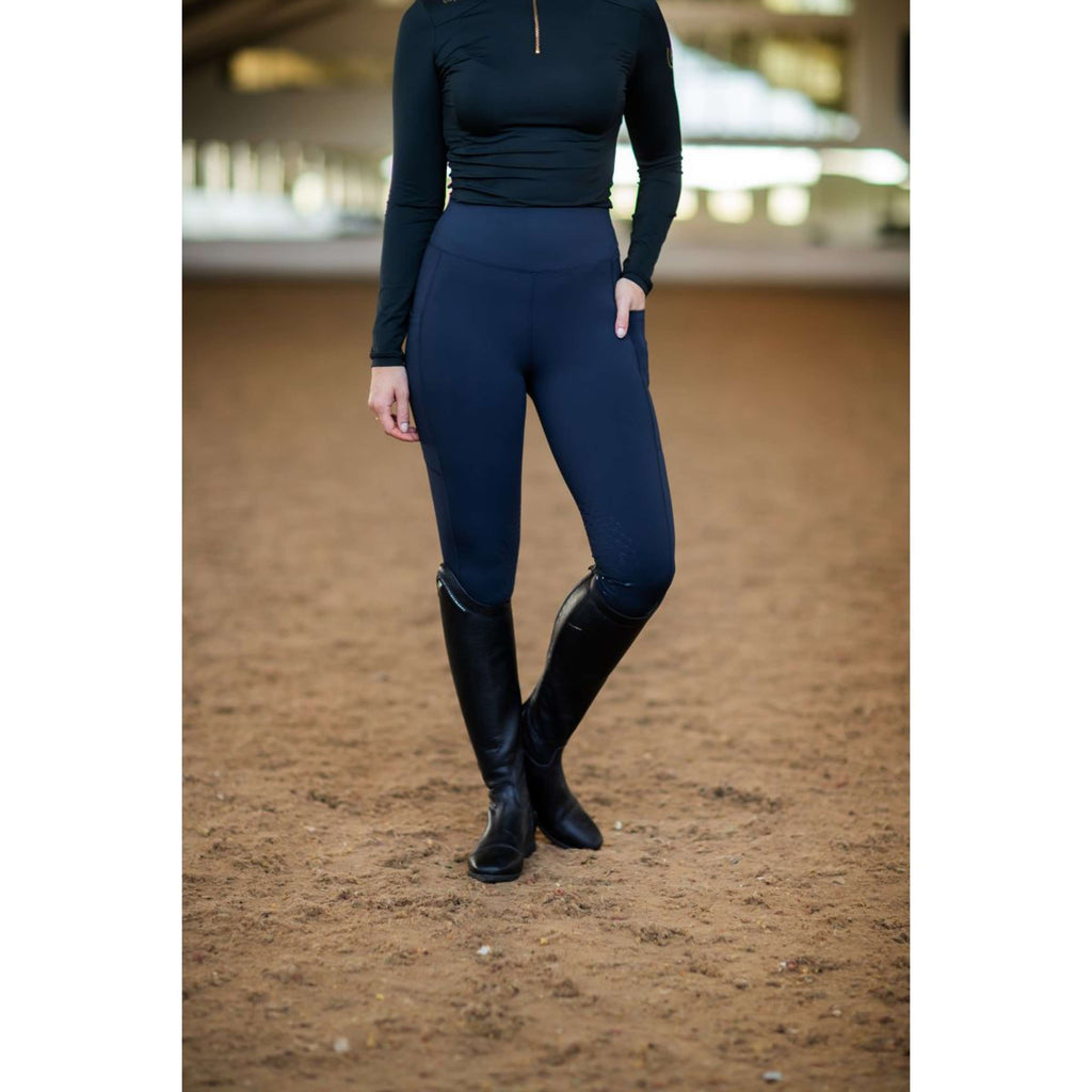 Equestrian Stockholm Legging d'Équitation Movement Jump All Navy