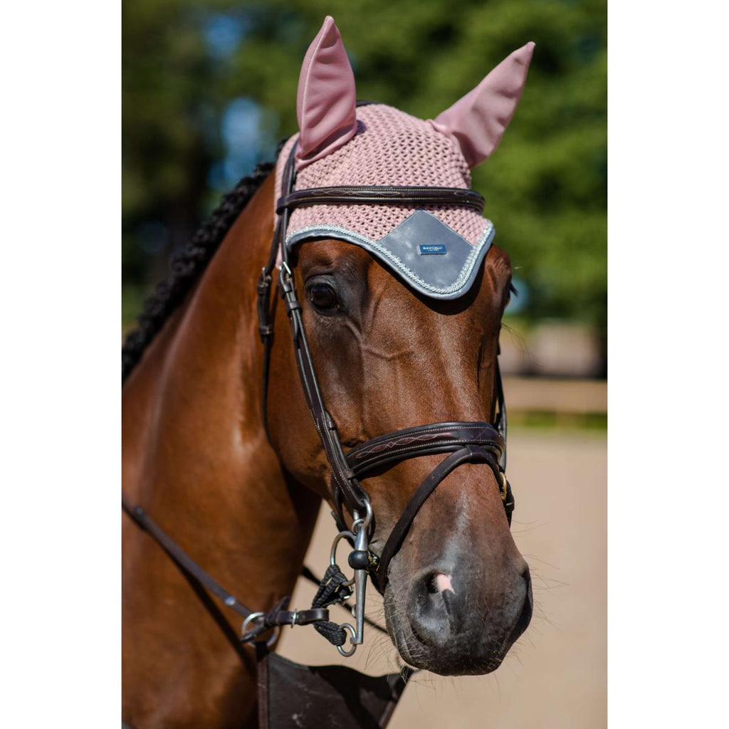 Equestrian Stockholm Bonnet Anti-Mouches Rose