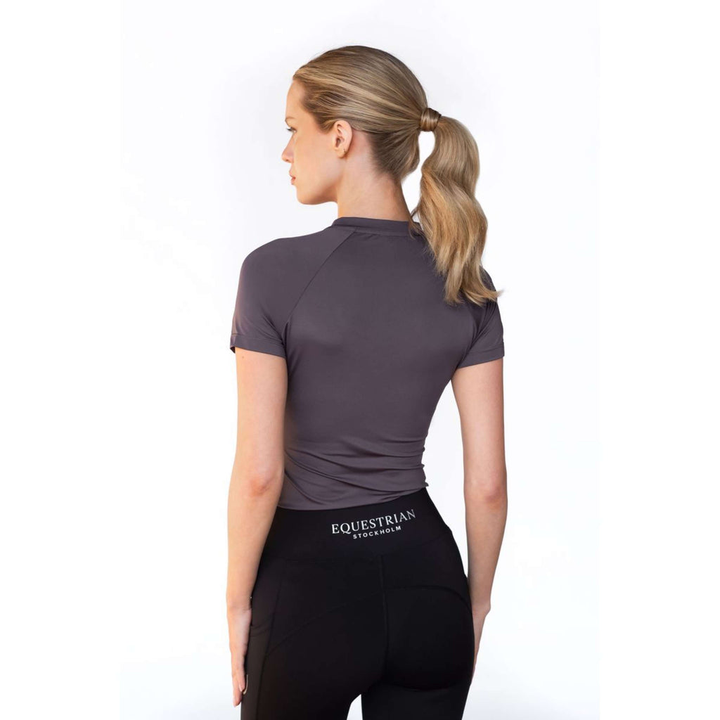 Equestrian Stockholm Chemise Dynamic Short Sleeve Dark Violet