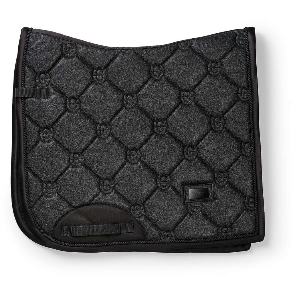Equestrian Stockholm Tapis de Selle Dressage All Black Glimmer