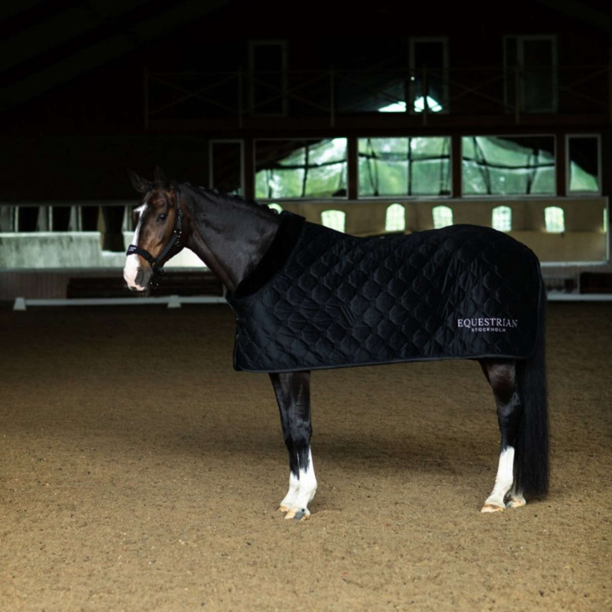 Equestrian Stockholm Couverture Polaire Velvet Noir