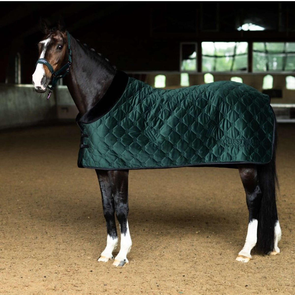 Equestrian Stockholm Couverture Polaire Velvet Sycamore Green