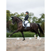 Equestrian Stockholm Tapis de Selle Modern Dressage Blanc/Noir
