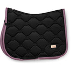 Equestrian Stockholm Tapis de Selle de Saut Noir/Blush