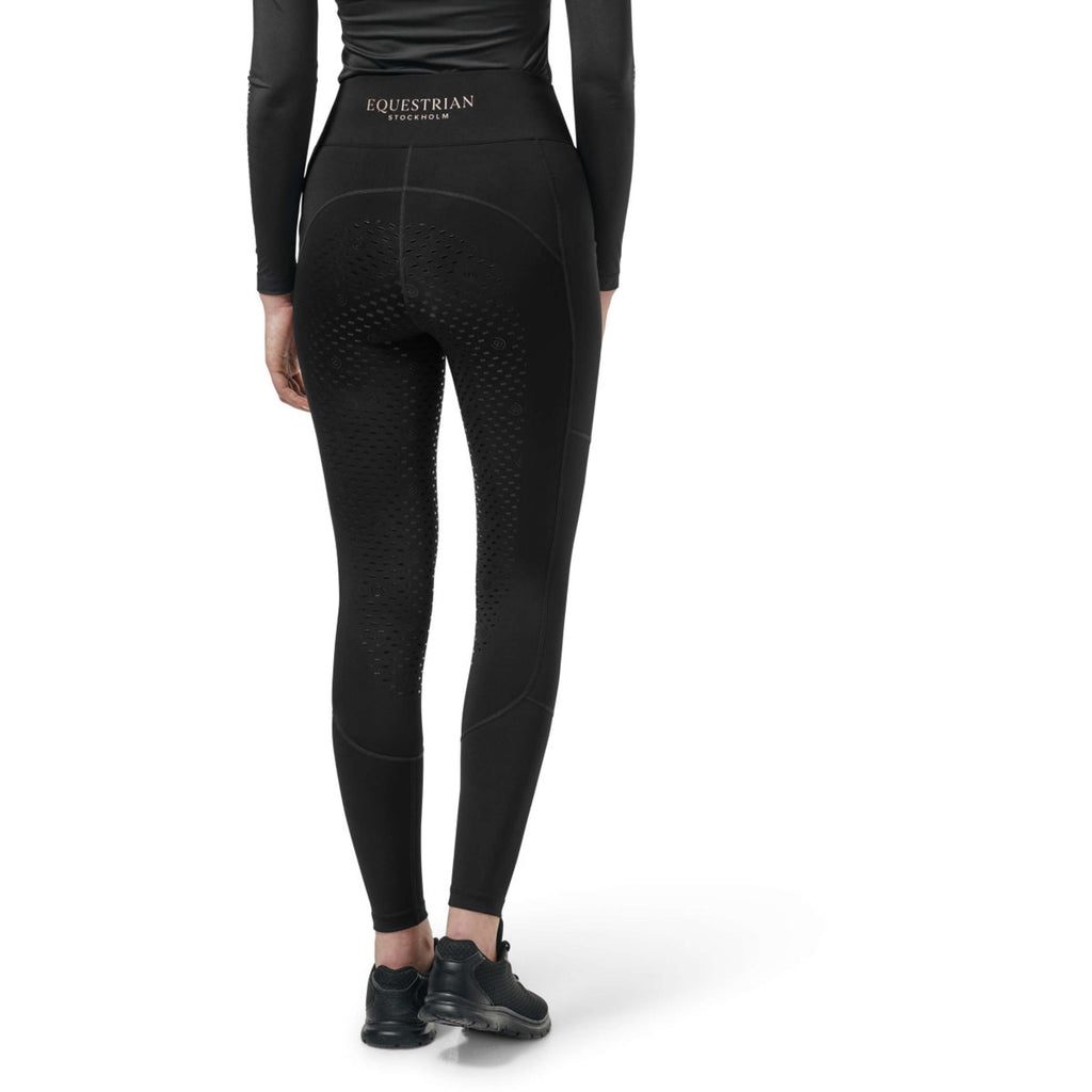 Equestrian Stockholm Legging d'Équitation Movement Full Grip Noir/Blush
