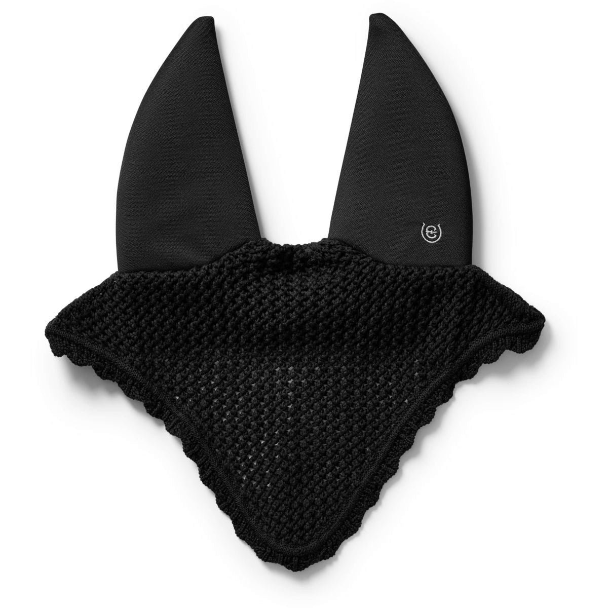 Equestrian Stockholm Bonnet Anti-Mouches Padded Clean Black