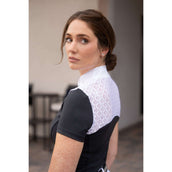 Equestrian Stockholm T-shirt de Concours Crystal Champion Noir