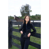 Equestrian Stockholm Blouson Polaire Velvet Noir