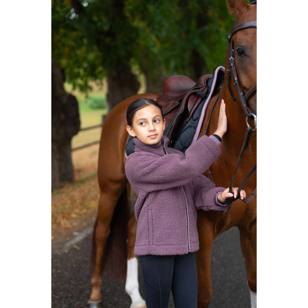 Equestrian Stockholm Blouson Polaire Teddy Young Rider Blush
