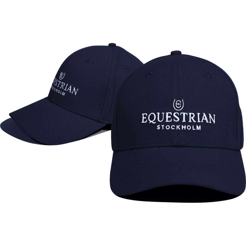Equestrian Stockholm Casquette Logo Marine/Blanc
