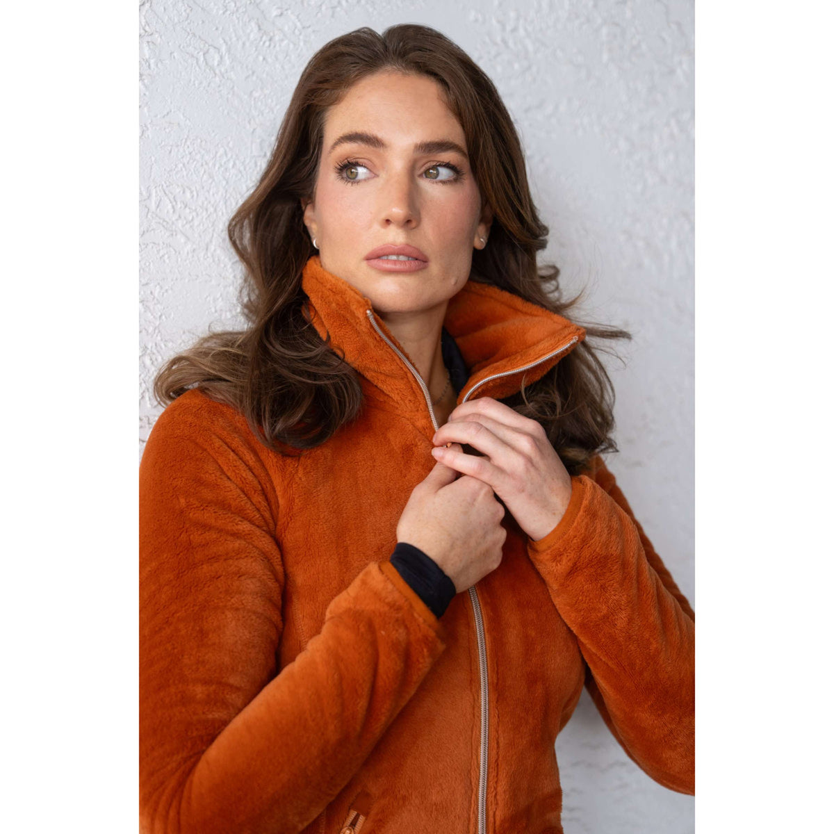Equestrian Stockholm Blouson Polaire Velvet Chestnut
