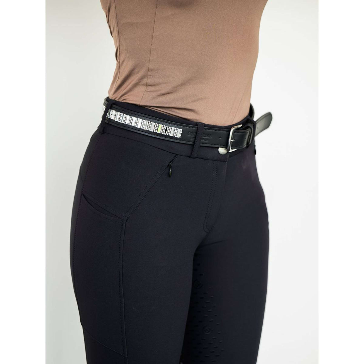 Equestrian Stockholm Ceinture Contest Noir
