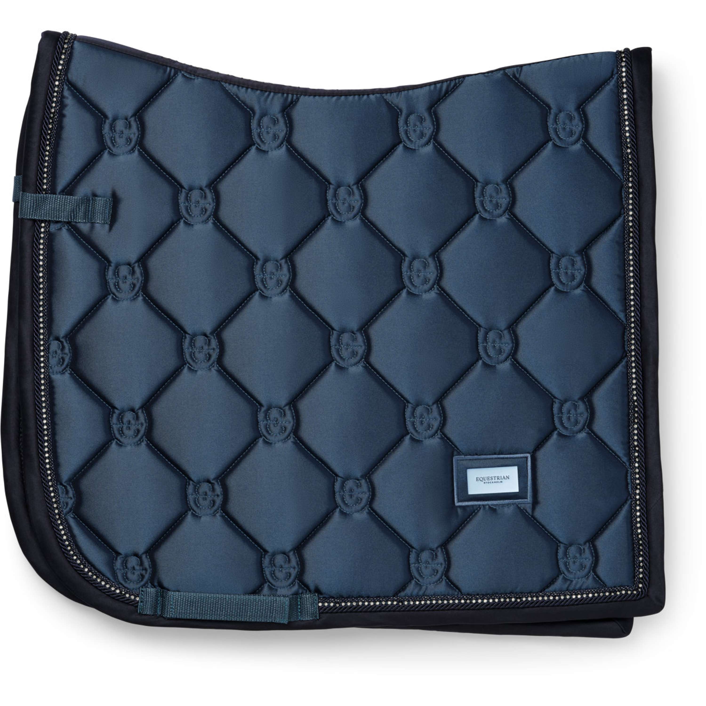 Equestrian Stockholm Tapis de Selle Crystal Shine Dressage Blue Meadow