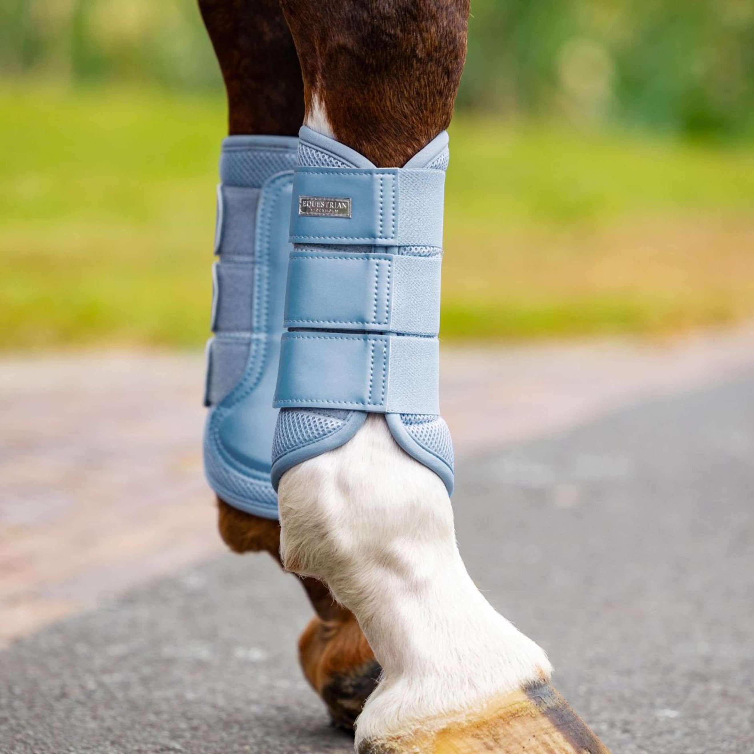 Equestrian Stockholm Guêtres Classic Mesh Midsummer Blue Equestrian Stockholm Guêtres Classic Mesh Midsummer Blue