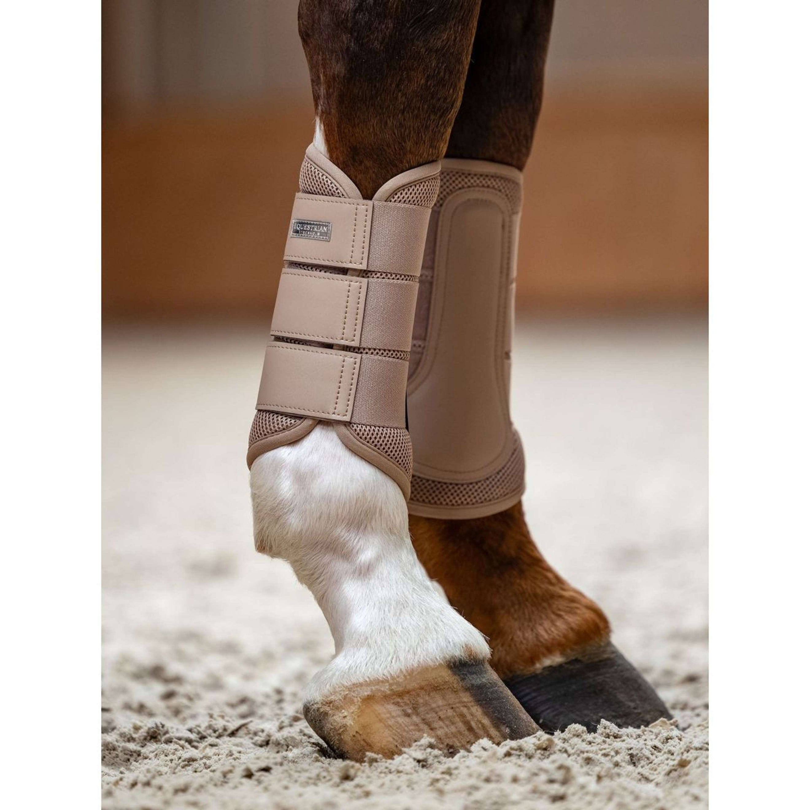 Equestrian Stockholm Guêtres Classic Mesh Sable