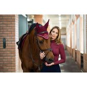 Equestrian Stockholm Bonnet Anti-Mouches Bordeaux
