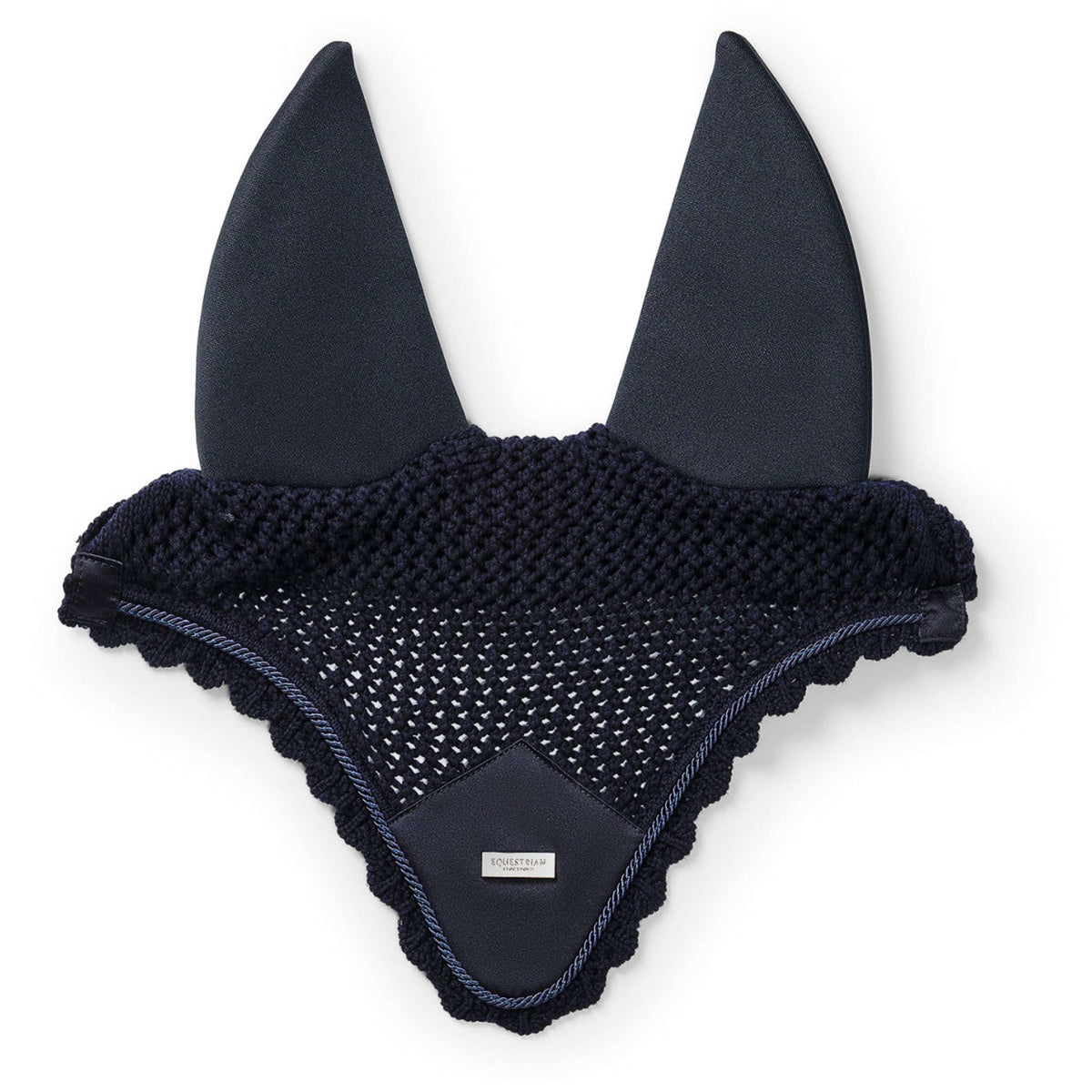 Equestrian Stockholm Bonnet Anti-Mouches Soundless Marine/Argent