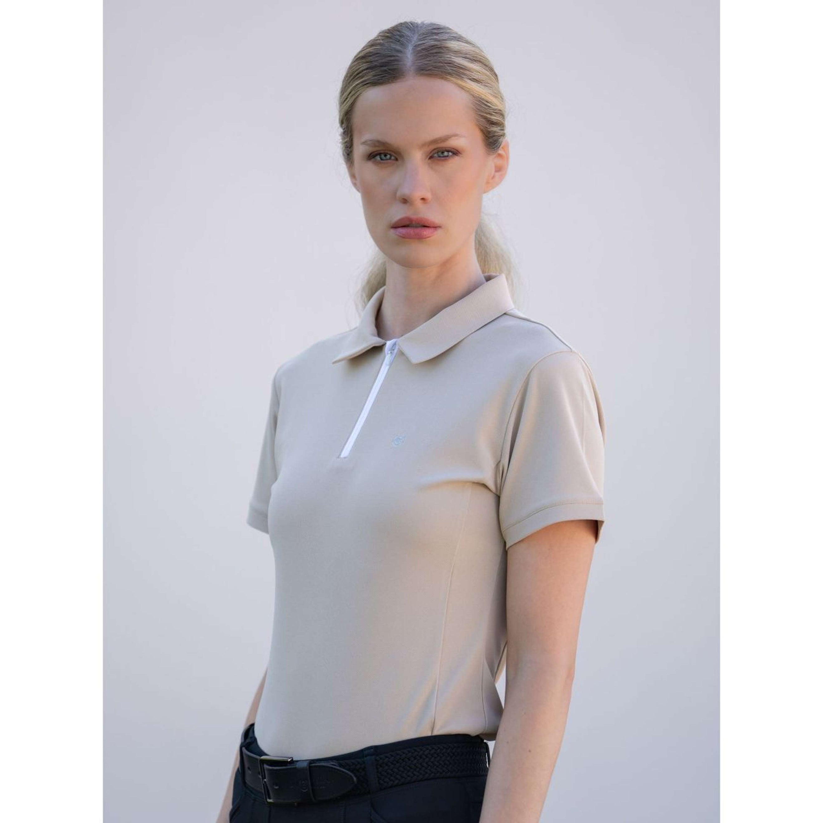 Equestrian Stockholm Polo Zip Sable Equestrian Stockholm Polo Zip Sable