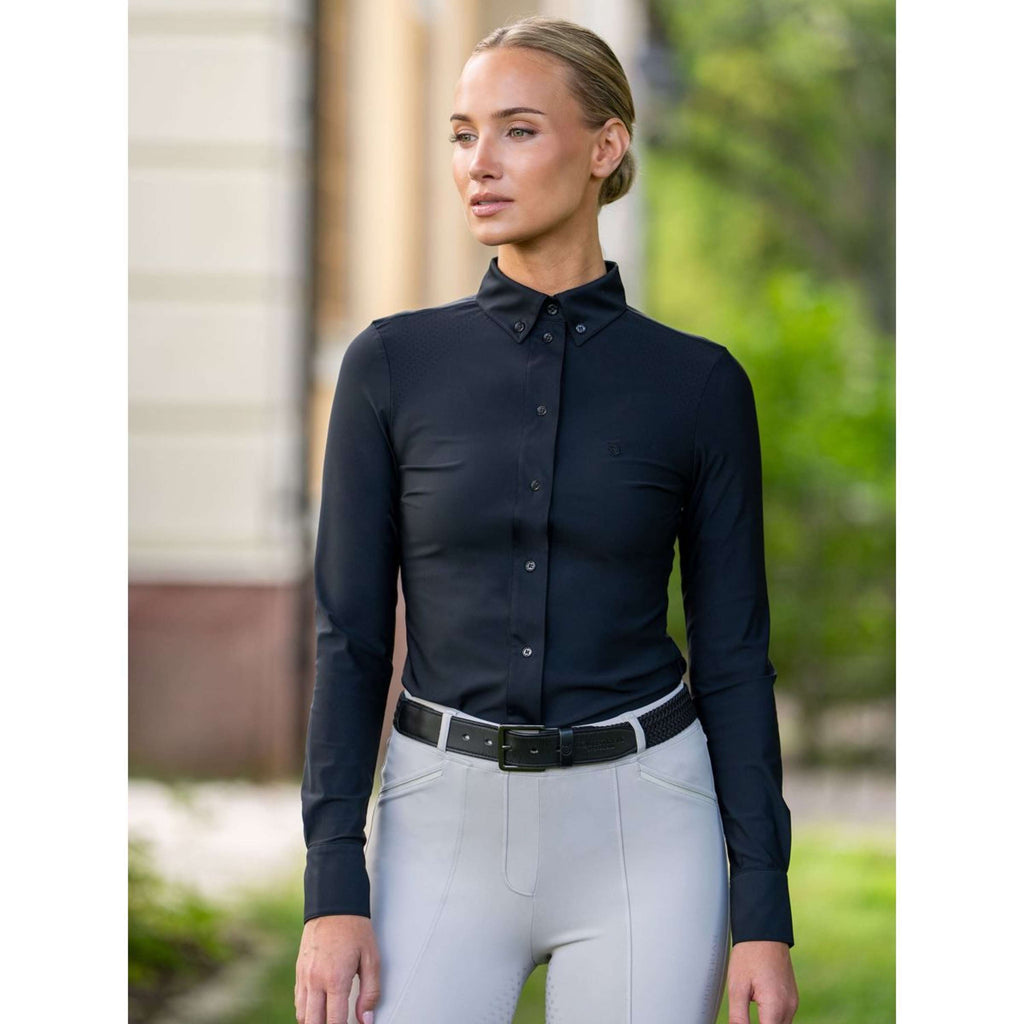 Equestrian Stockholm T-shirt de Concours Performance Noir