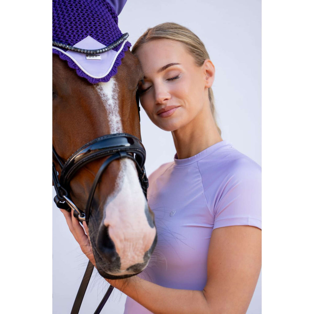 Equestrian Stockholm Chemise Dynamic Short Sleeve Lavande