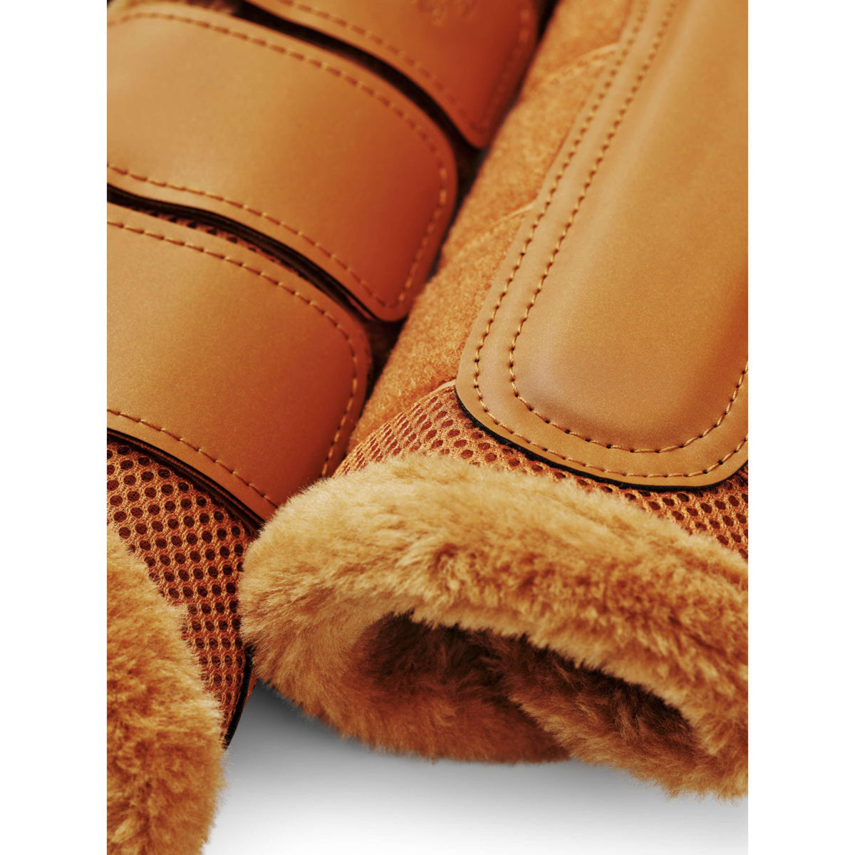 Equestrian Stockholm Guêtres Fur Mesh Chestnut