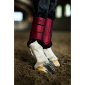 Equestrian Stockholm Guêtres Fur Mesh Merlot