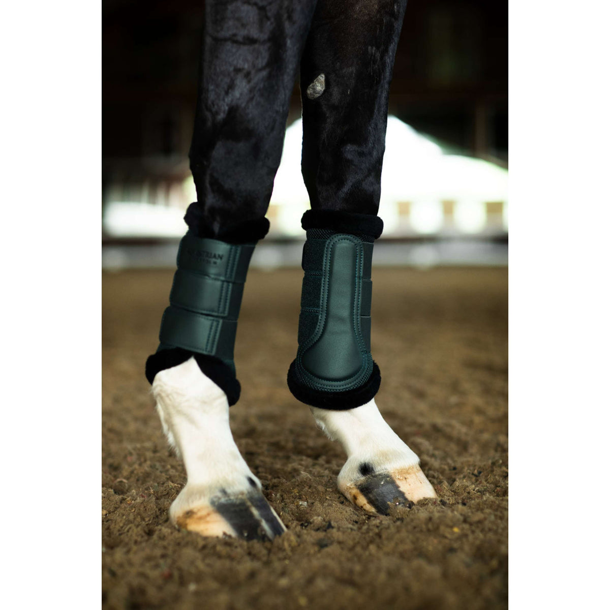 Equestrian Stockholm Guêtres Fur Mesh Sycamore Green