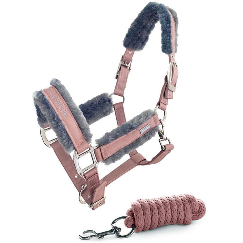 Equestrian Stockholm Licol et Longe Fur Rose Equestrian Stockholm Licol et Longe Fur Rose