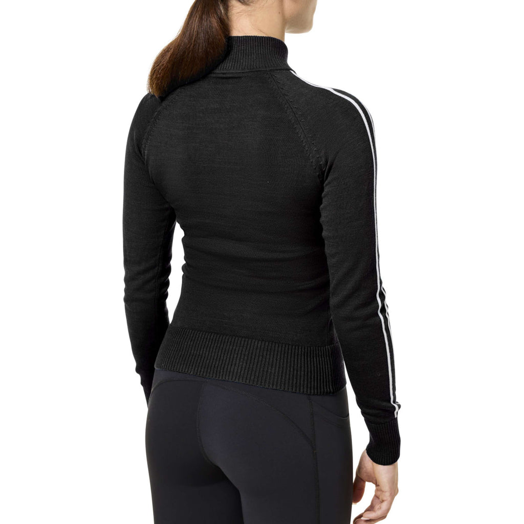 Equestrian Stockholm Knitted Zip Top Noir