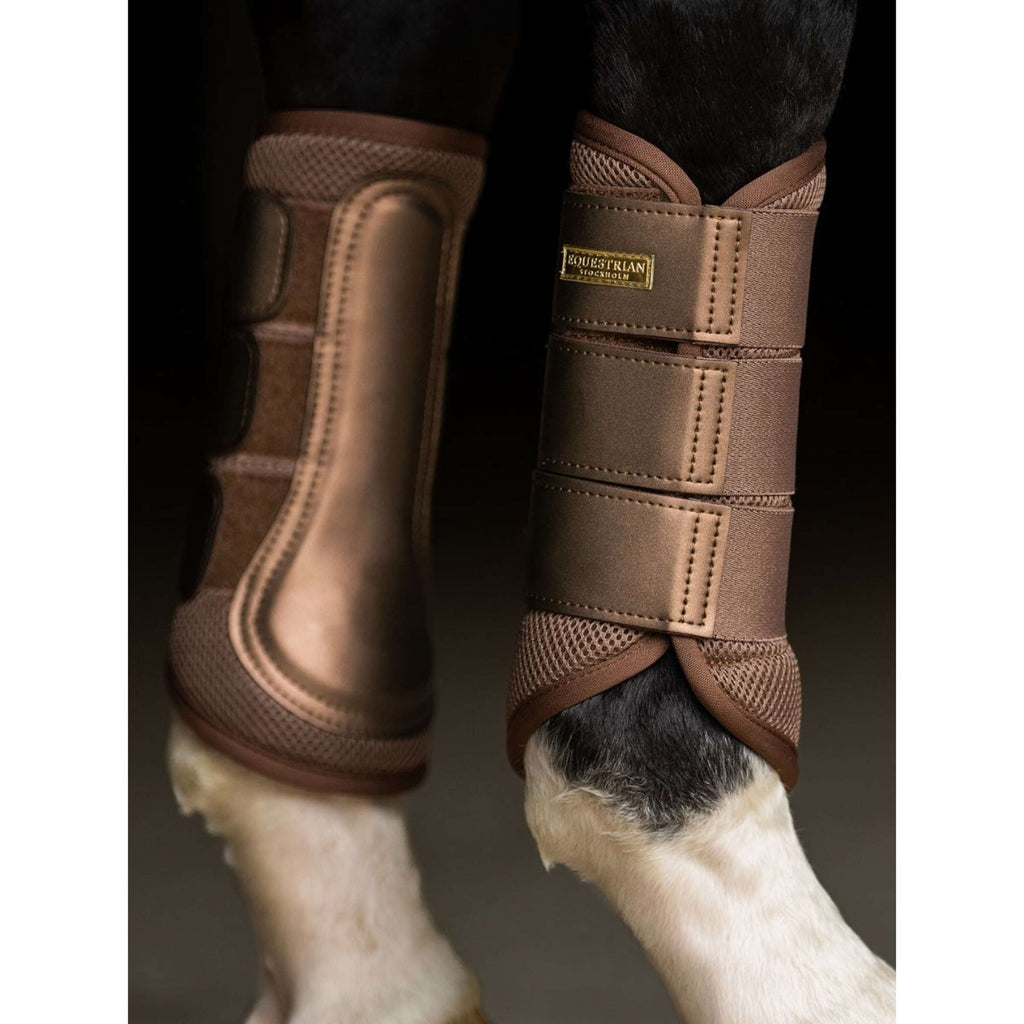 Equestrian Stockholm Guêtres Classic Mesh Champagne